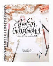 Load image into Gallery viewer, Modern Calligraphy KIT: includes 1 book and 2 pens (plus bonus Dual Brush Pen)
