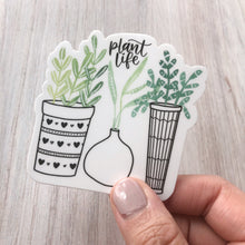 Load image into Gallery viewer, Set of 3 Watercolor Plants Vinyl Sticker 3&quot;
