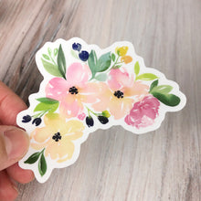 Load image into Gallery viewer, Set of 3 Watercolor Flowers and Cacti Vinyl Sticker 3&quot;
