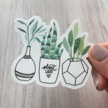 Load image into Gallery viewer, Set of 3 Watercolor Plants Vinyl Sticker 3&quot;
