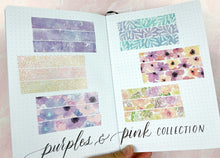 Load image into Gallery viewer, COLLECTION: Purples and Pinks 6-Piece Washi Tape Set
